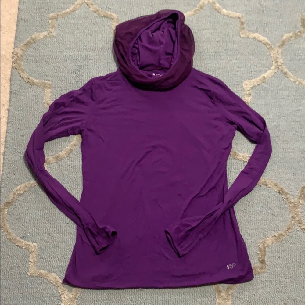 Splits59 purple mesh hoodie - size small